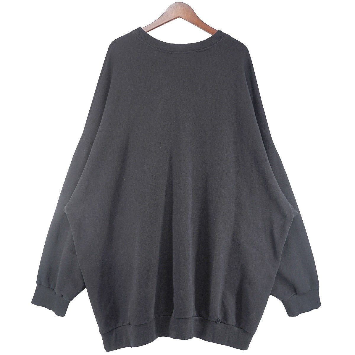 2AW DESTROYED CREW NECK SWEAT ALTERED REALITY PRINTデストロイ ダメージ 加工 ロゴパッチ オーバーサイズ スウェット トレーナー