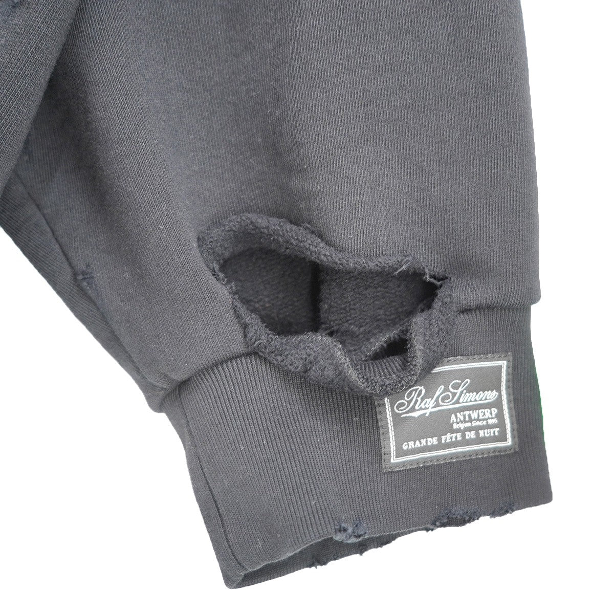 2AW DESTROYED CREW NECK SWEAT ALTERED REALITY PRINTデストロイ ダメージ 加工 ロゴパッチ オーバーサイズ スウェット トレーナー