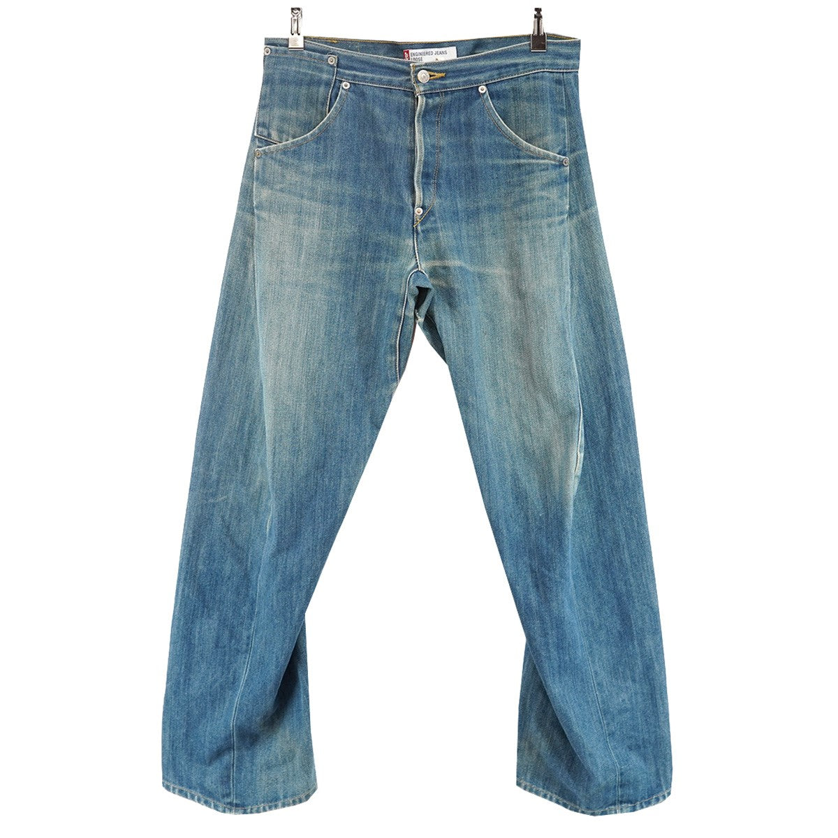 01年製 初期オリジナル Vintage ヴィンテージ アーカイヴ ENGINEED JEANS LOOSEエンジニアドジーンズ 立体裁断 デニムパンツ