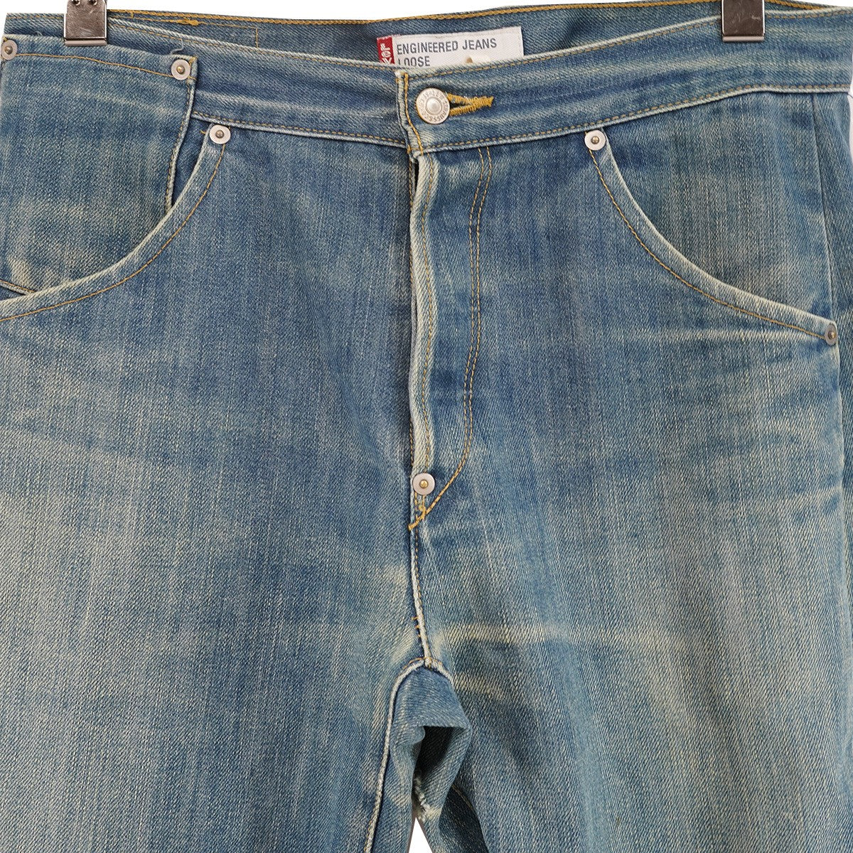 01年製 初期オリジナル Vintage ヴィンテージ アーカイヴ ENGINEED JEANS LOOSEエンジニアドジーンズ 立体裁断 デニムパンツ