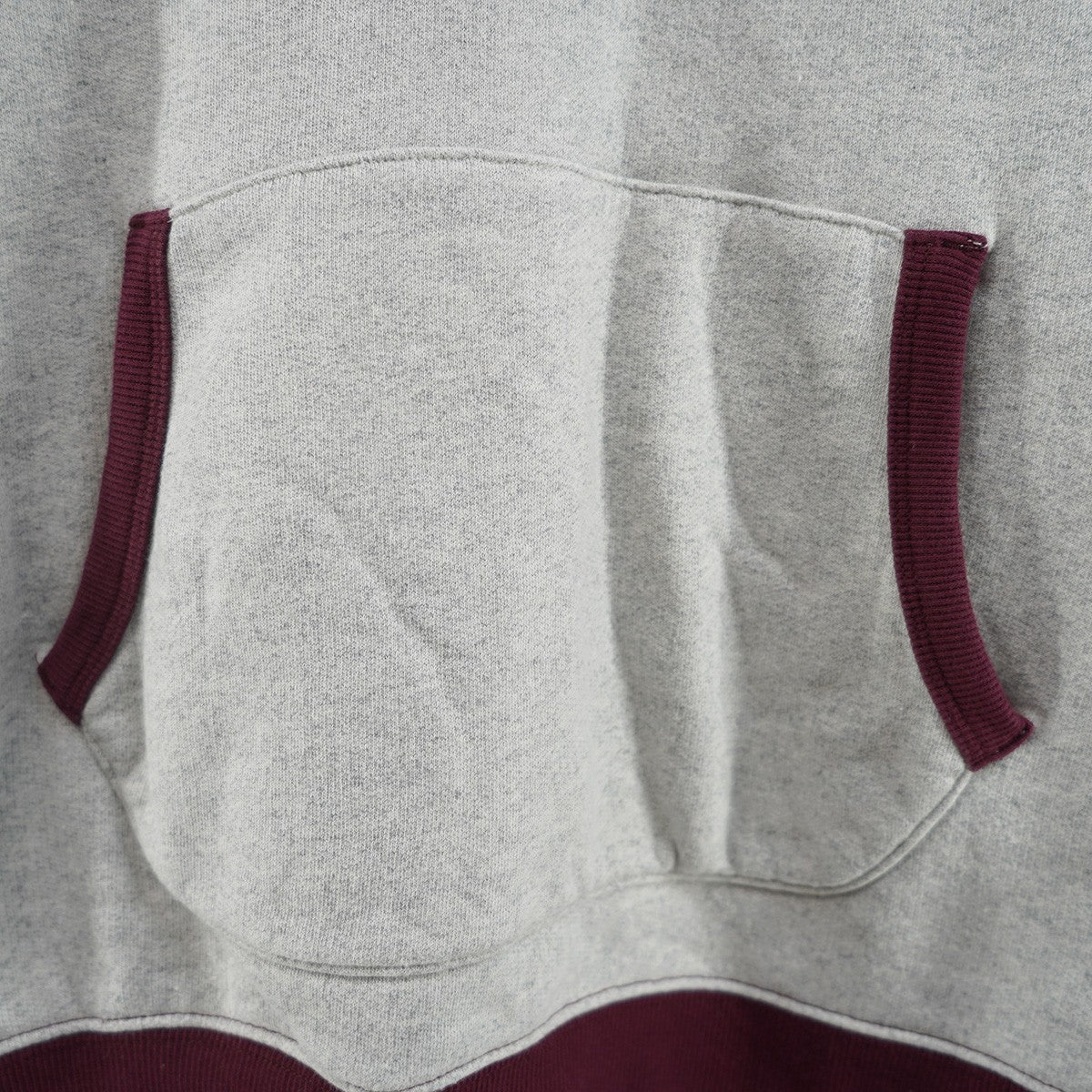 24AW FLEECE LOGO HEAD RAGLAN HOODIEロゴ ヘッド ラグラン 切替 フーディー パーカー