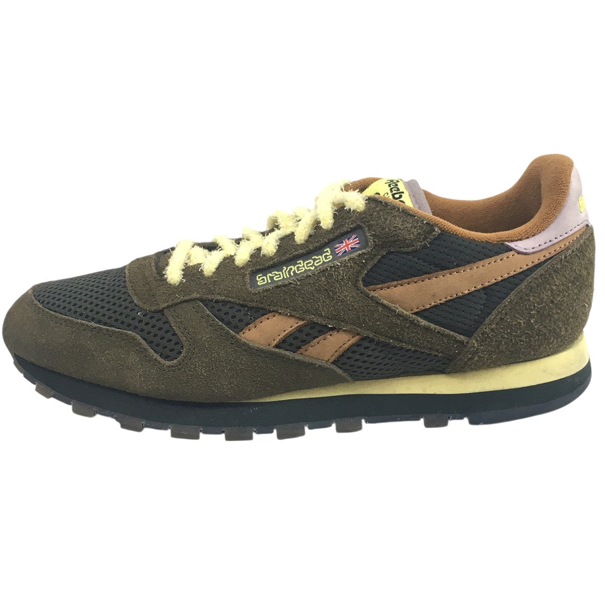 BRAIN DEAD X CLASSIC CLASSIC LEATHER MOSSファジースエード コラボ スニーカー シューズ 靴