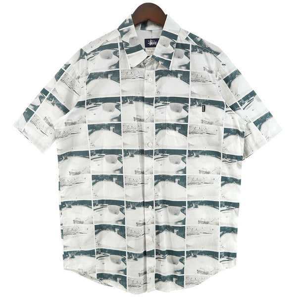 stussy(ステューシー) 00s 02SS Pool Print S／S Skate Pool Panel