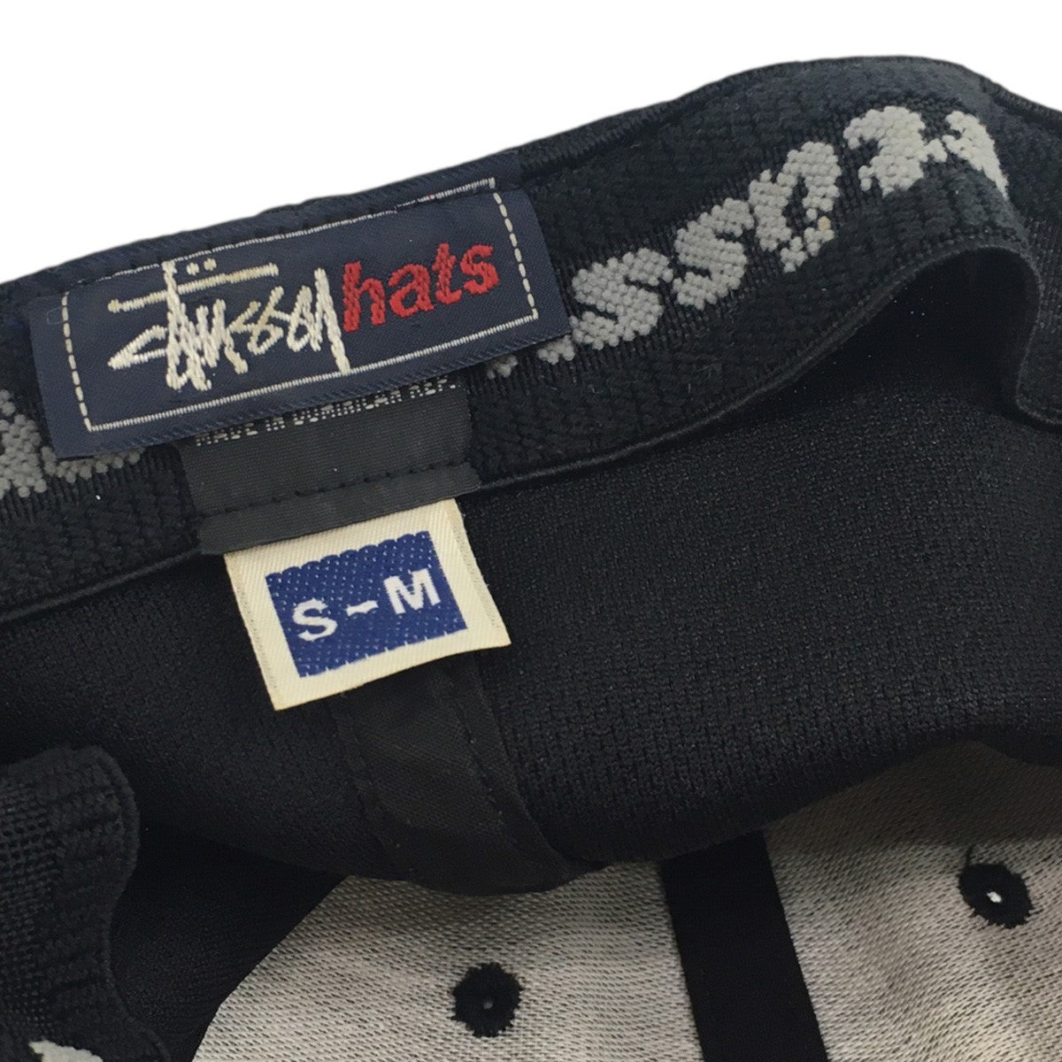90s Old Stussy オールド Vintage ヴィンテージ アーカイヴ紺タグ SY Logo Cap ロゴ キャップ 帽子