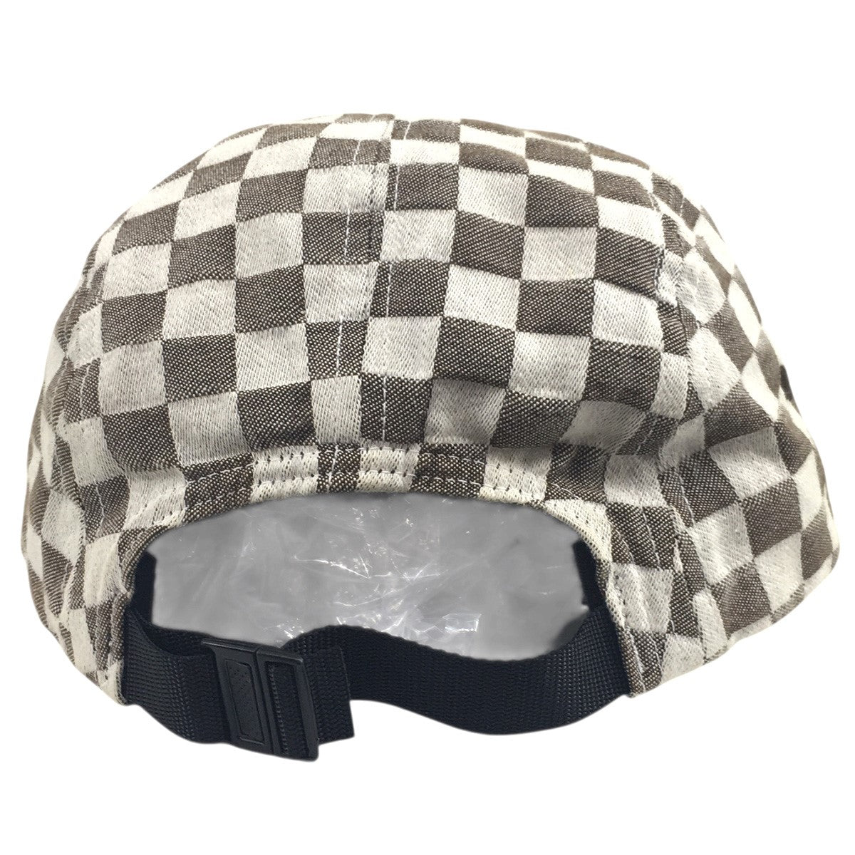 Supreme 18SS Checker Board Camp Capチェッカーボード ボックスロゴ キャンプ キャップ 帽子 古着・中古-4枚目のアイテム画像