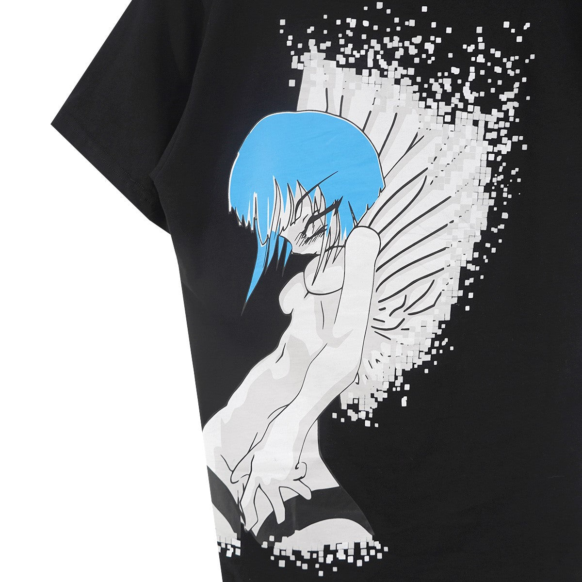 99SS ESSENTIAL GRAPHIC LINE TEE (TINK) オリゾンティ期 アーカイブティンク 妖精 ピクセルアート アニメ調 グラフィック メッセージ プリント 半袖 Tシャツ