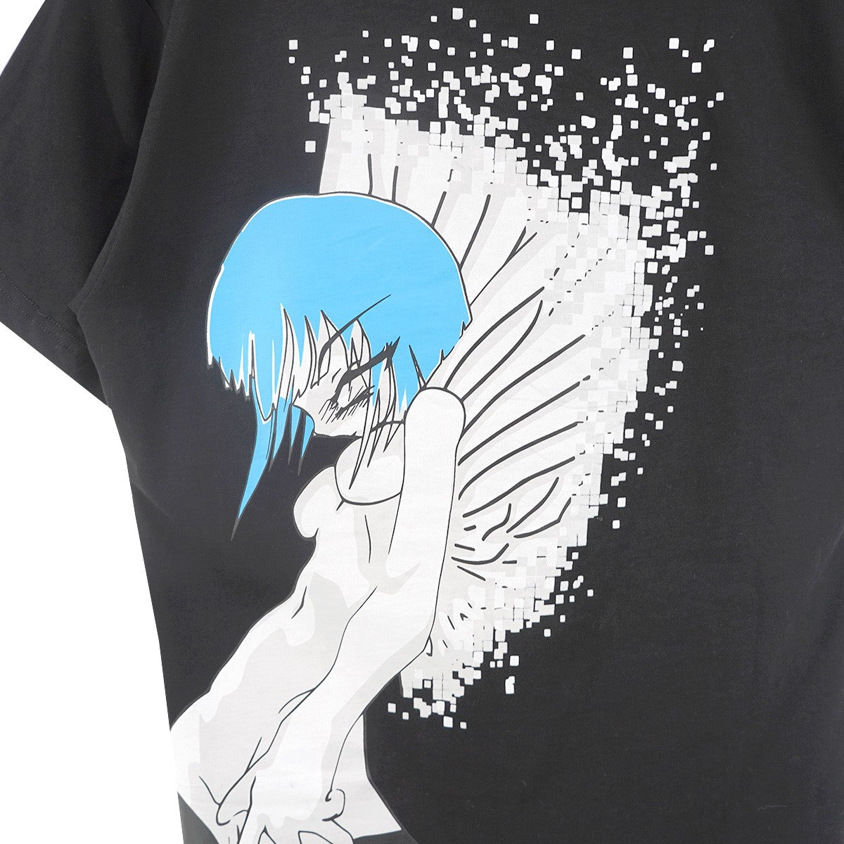 99SS ESSENTIAL GRAPHIC LINE TEE (TINK) オリゾンティ期 アーカイブティンク 妖精 ピクセルアート アニメ調 グラフィック メッセージ プリント 半袖 Tシャツ