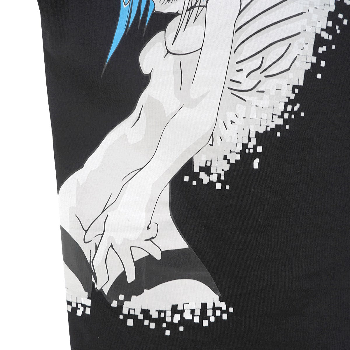 99SS ESSENTIAL GRAPHIC LINE TEE (TINK) オリゾンティ期 アーカイブティンク 妖精 ピクセルアート アニメ調 グラフィック メッセージ プリント 半袖 Tシャツ