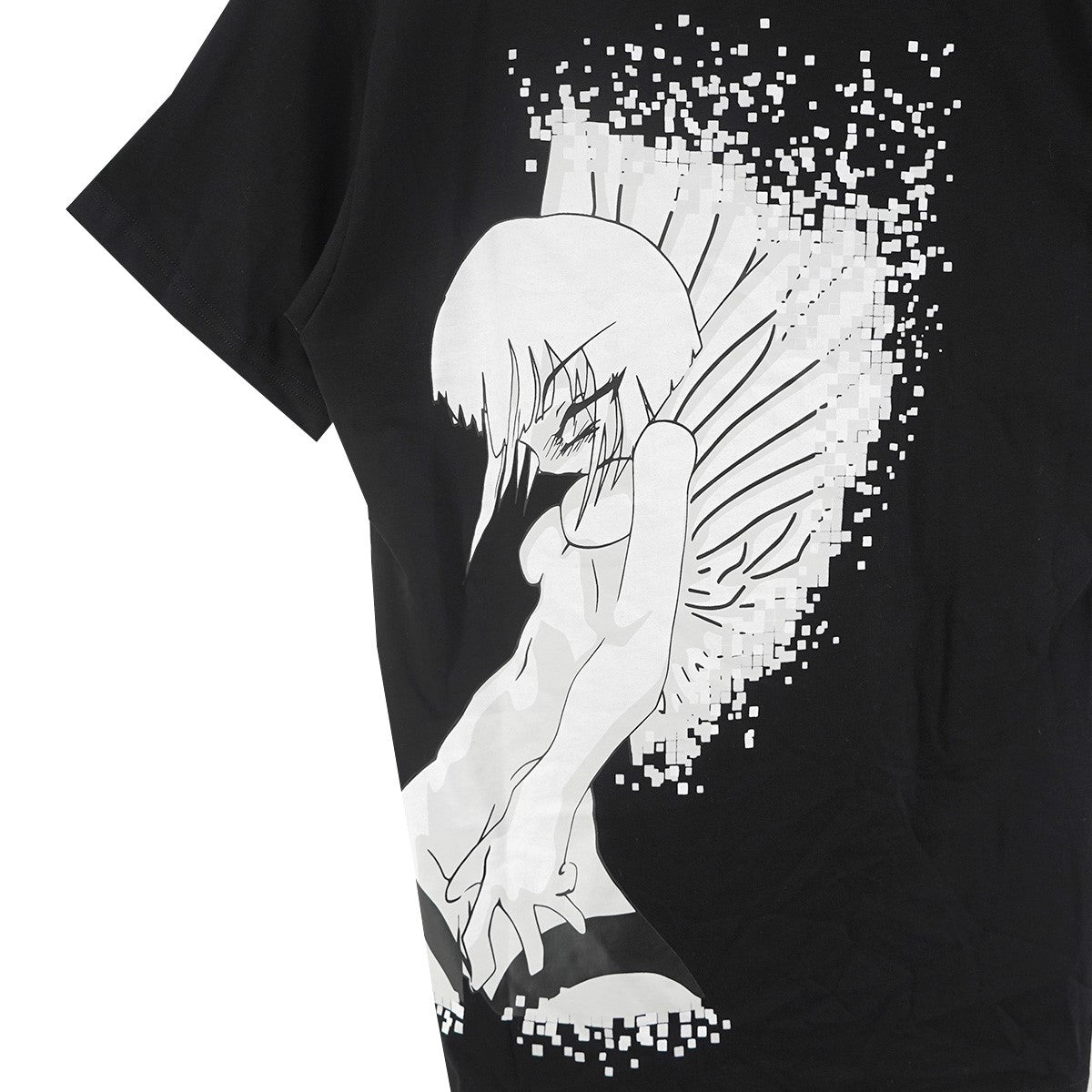 99SS ESSENTIAL GRAPHIC LINE TEE (TINK) オリゾンティ期 アーカイブティンク 妖精 ピクセルアート アニメ調 グラフィック メッセージ プリント 半袖 Tシャツ