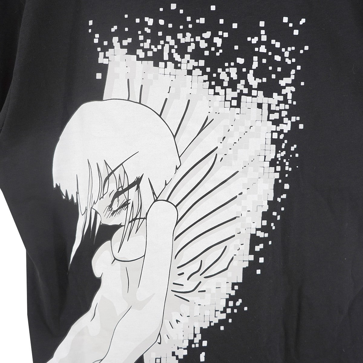 99SS ESSENTIAL GRAPHIC LINE TEE (TINK) オリゾンティ期 アーカイブティンク 妖精 ピクセルアート アニメ調 グラフィック メッセージ プリント 半袖 Tシャツ