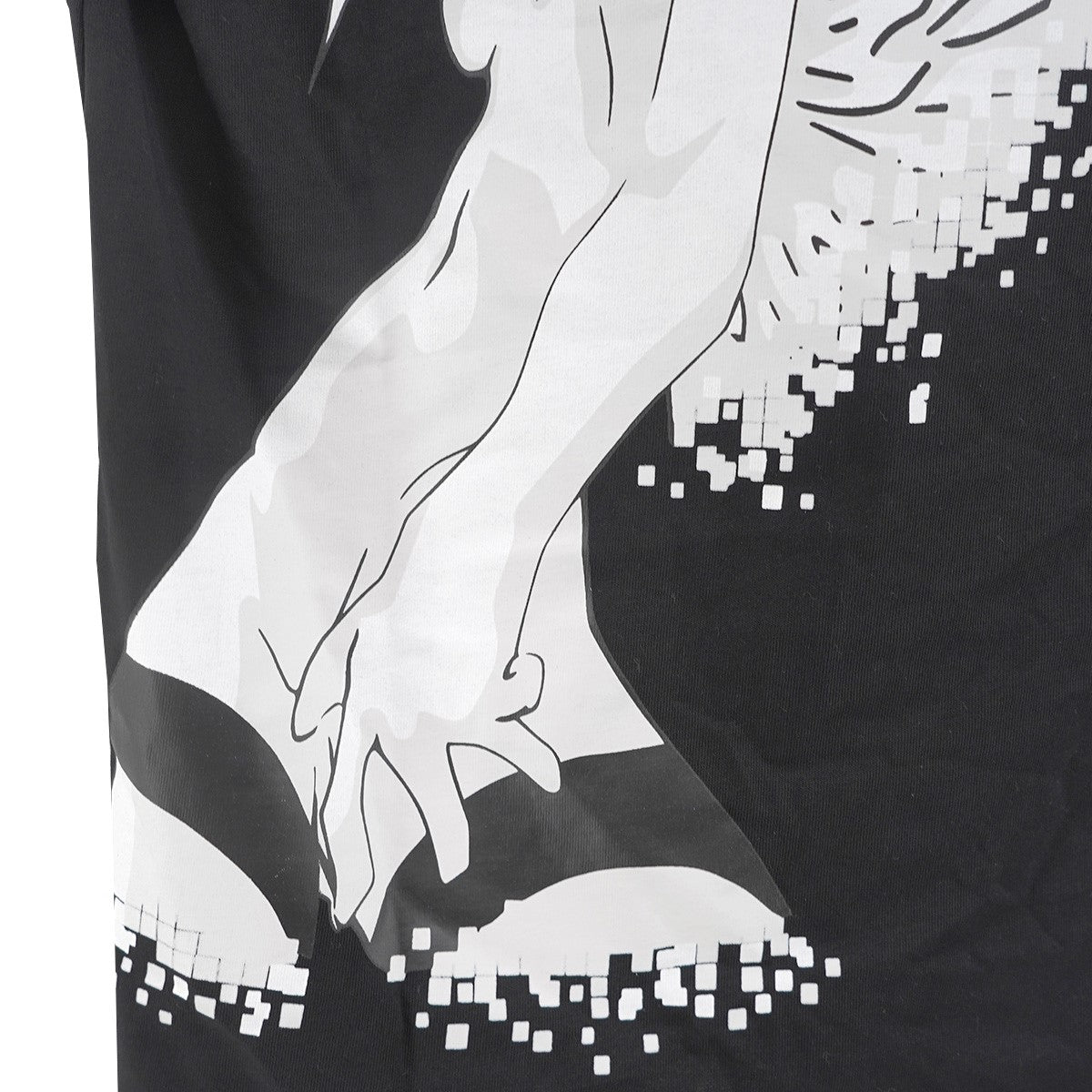 99SS ESSENTIAL GRAPHIC LINE TEE (TINK) オリゾンティ期 アーカイブティンク 妖精 ピクセルアート アニメ調 グラフィック メッセージ プリント 半袖 Tシャツ