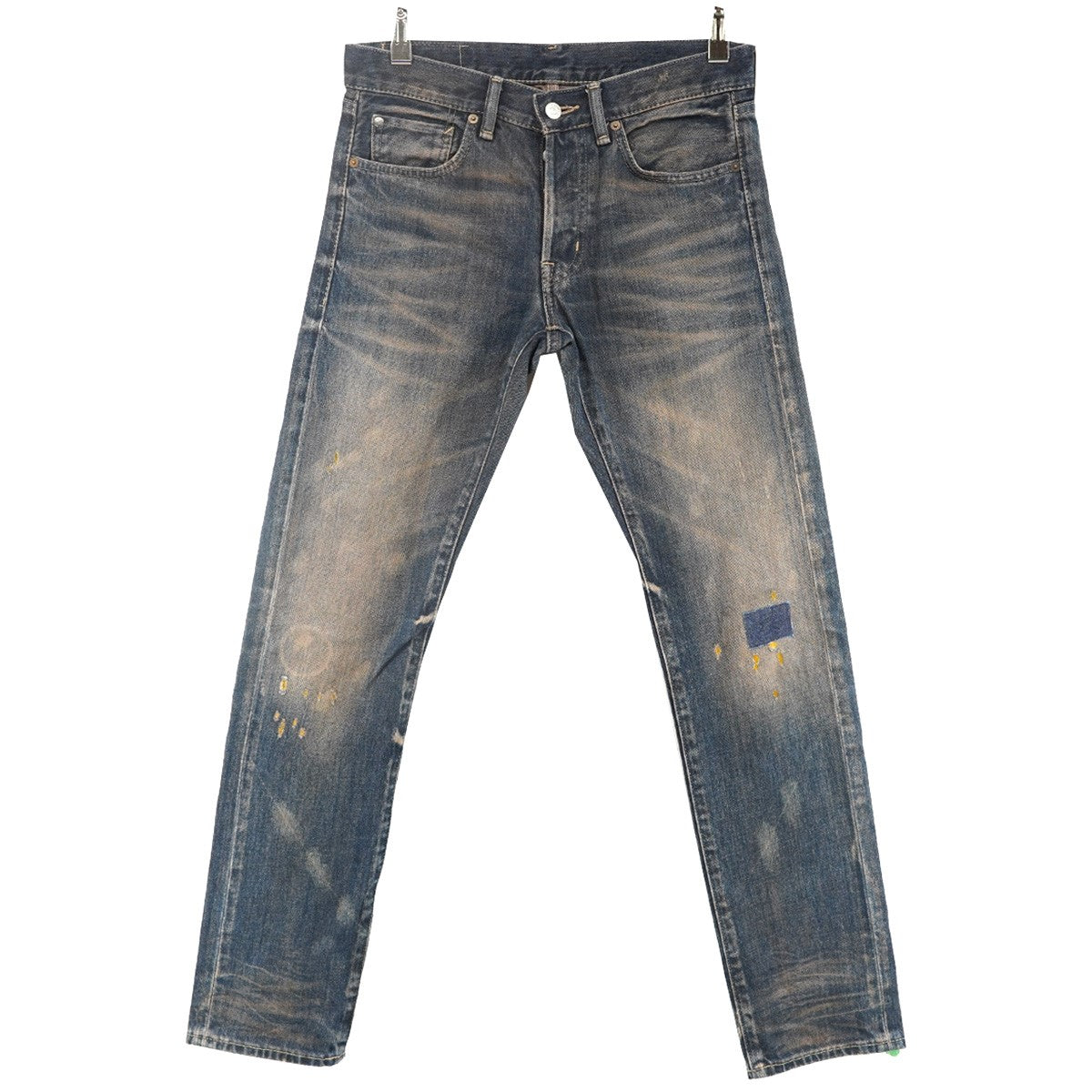 Slim Tacoma Distressed Slim Repair ＆ Paint Denimリペア ダメージ 加工 スリム デニム パンツ ジーンズ