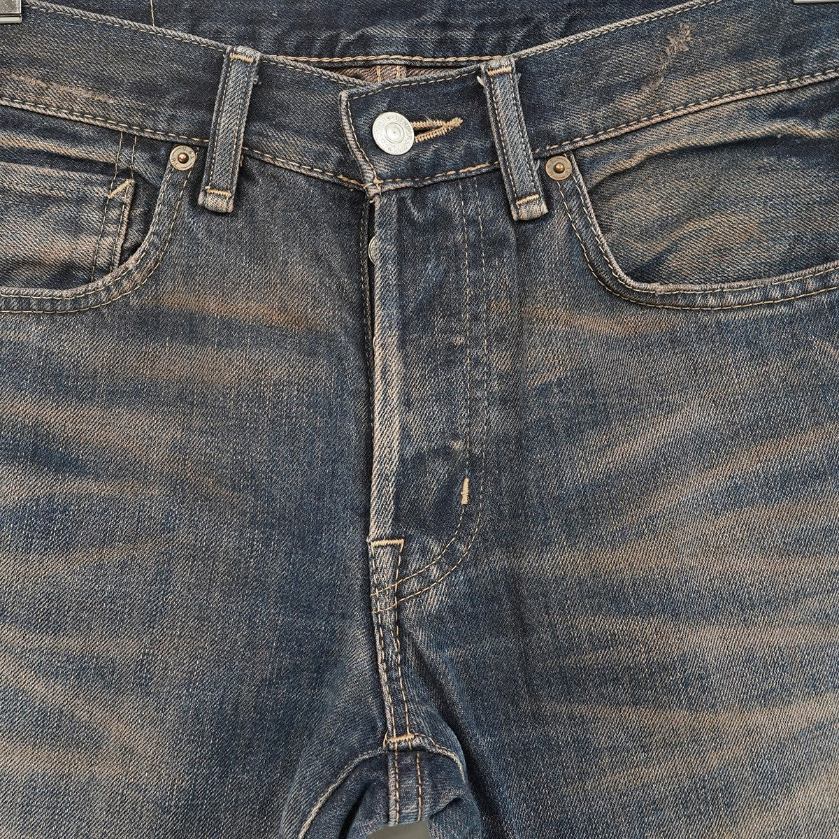 DENIM ＆ SUPPLY RALPH LAUREN Slim Tacoma Distressed Slim Repair ＆ Paint Denimリペア ダメージ 加工 スリム デニム パンツ ジーンズ 古着・中古-3枚目のアイテム画像