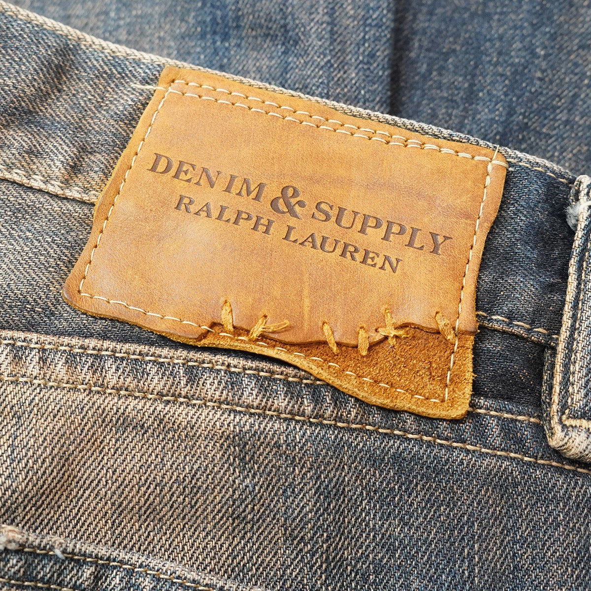 DENIM ＆ SUPPLY RALPH LAUREN Slim Tacoma Distressed Slim Repair ＆ Paint Denimリペア ダメージ 加工 スリム デニム パンツ ジーンズ 古着・中古-9枚目のアイテム画像