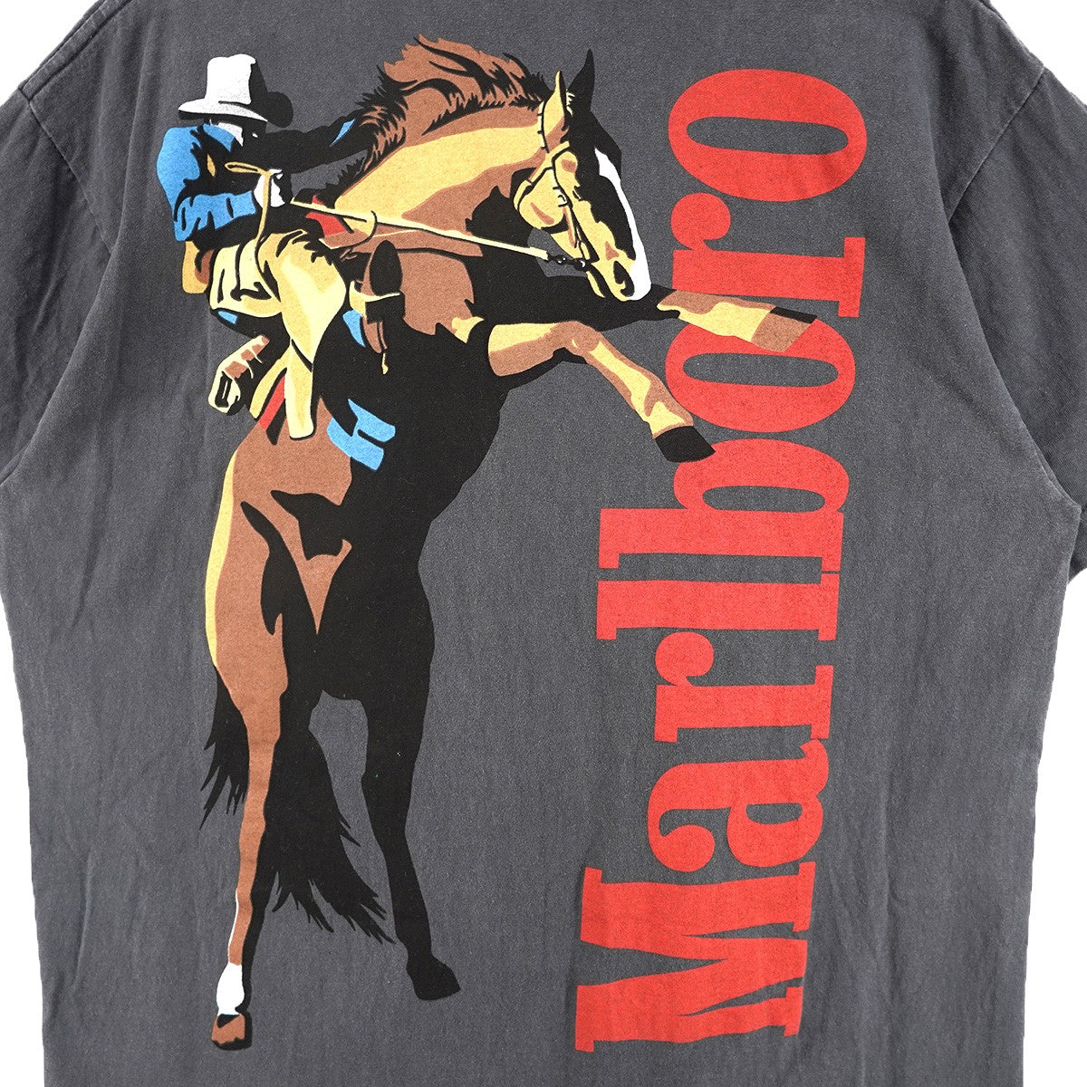 Marlboro Man ／ Wild West Collectionワイルド・ウェスト カウボーイ ホース 馬 ロゴ グラフィック ポケット 半袖 Tシャツ