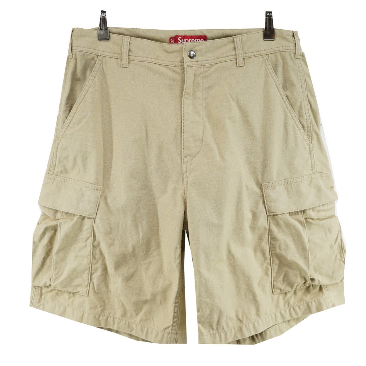 Supreme 25SS Cargo Short 6ポケット ダブルシートロゴ 織りネームタグ アジャスターベルト リラックスフィット カーゴ ハーフ パンツ ショーツ 古着・中古-1枚目のアイテム画像