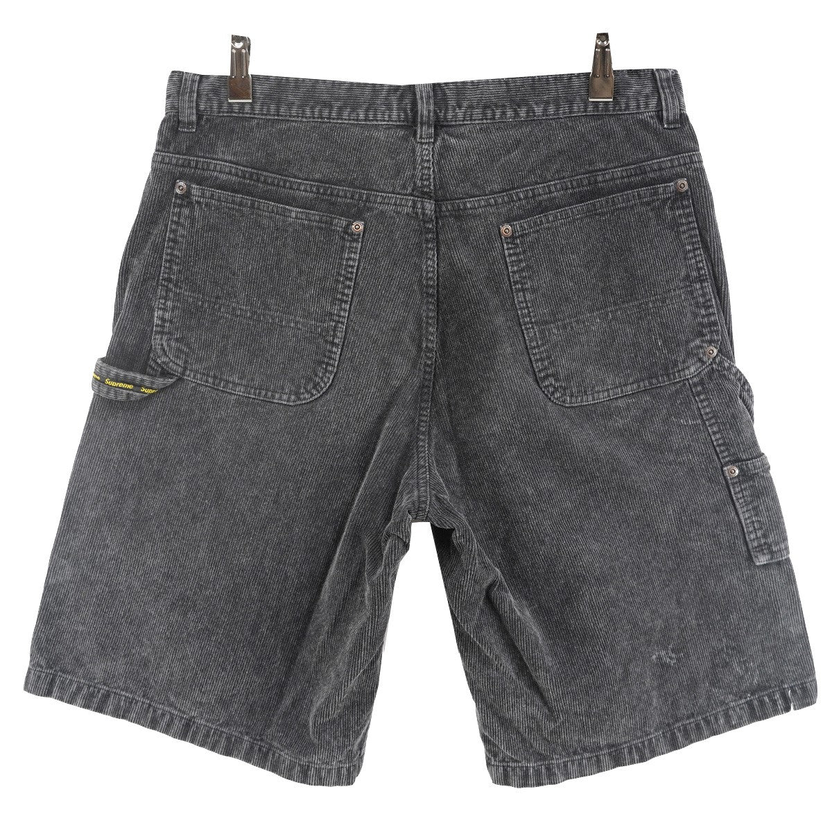 Supreme 24SS Washed Corduroy Double Knee Painter Short ウォッシュ加工コーデュロイ ダブルニー ペインター ロゴ バギーシルエット ハーフ パンツ ショーツ 古着・中古-2枚目のアイテム画像