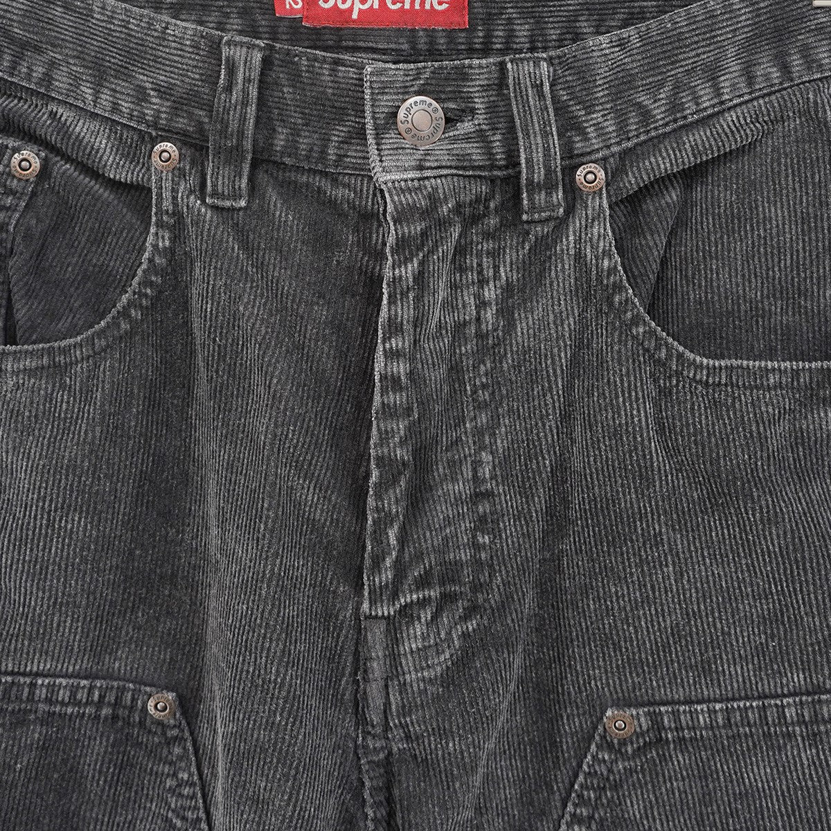Supreme 24SS Washed Corduroy Double Knee Painter Short ウォッシュ加工コーデュロイ ダブルニー ペインター ロゴ バギーシルエット ハーフ パンツ ショーツ 古着・中古-3枚目のアイテム画像