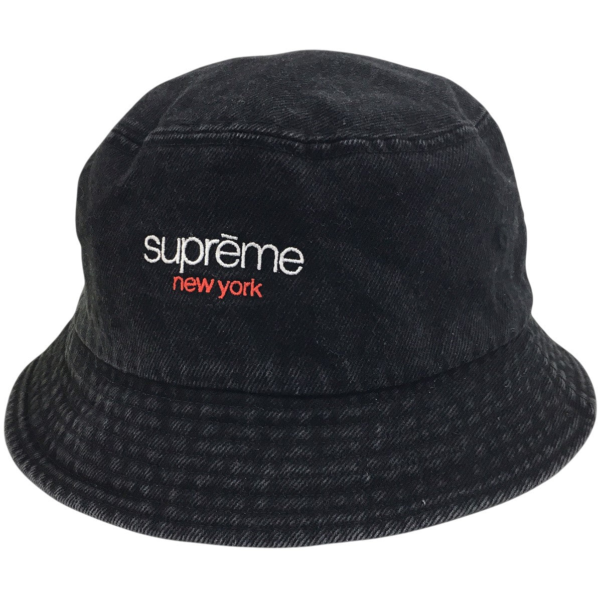 Supreme 25SS Denim Crusherクラシック ロゴ デニム クラッシャー ハット 帽子 古着・中古-1枚目のアイテム画像