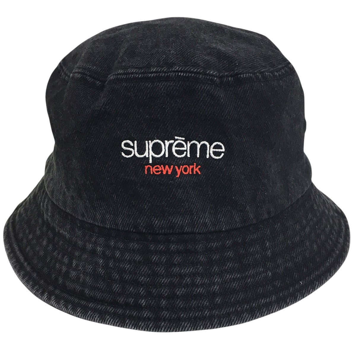 Supreme 25SS Denim Crusherクラシック ロゴ デニム クラッシャー ハット 帽子 古着・中古-2枚目のアイテム画像
