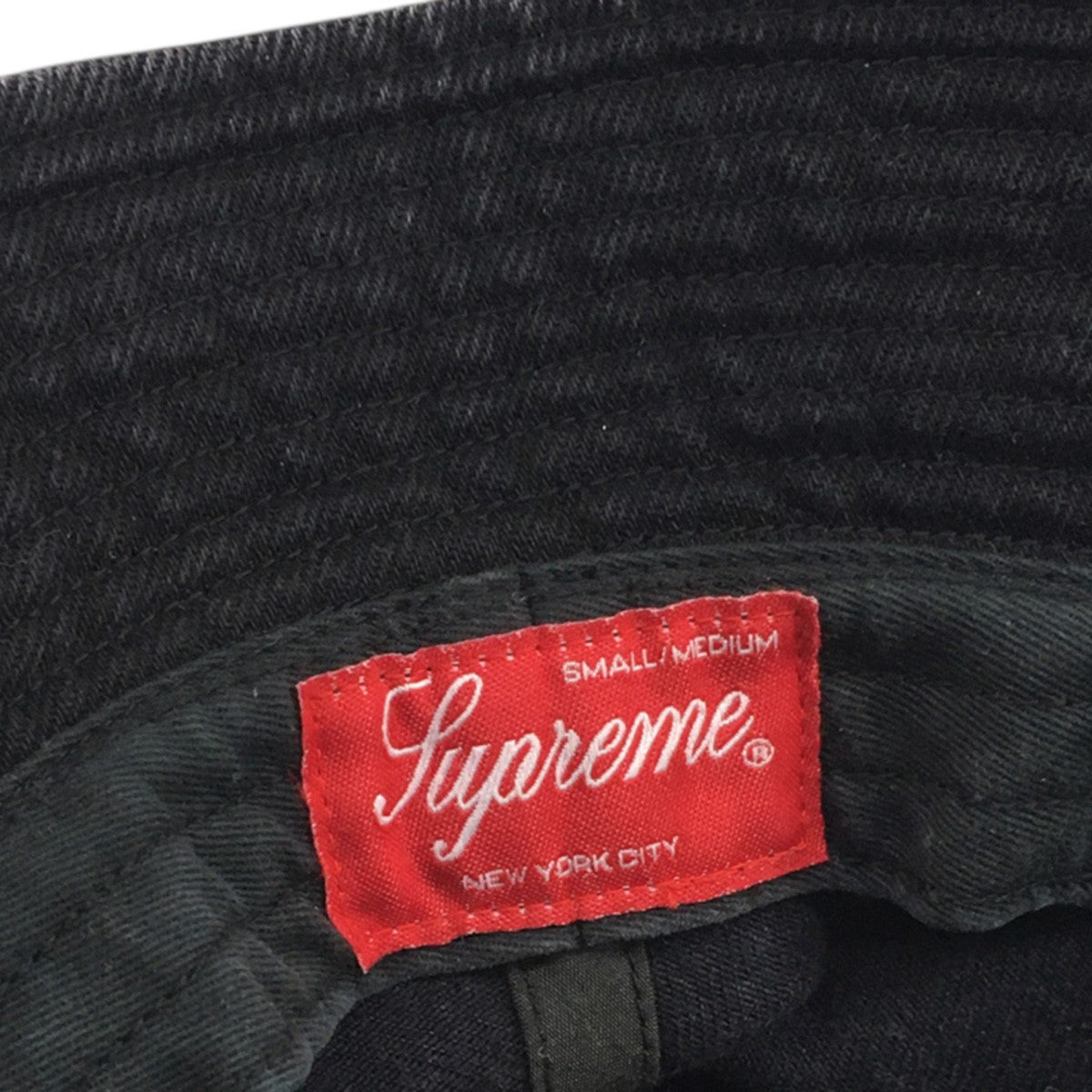 Supreme 25SS Denim Crusherクラシック ロゴ デニム クラッシャー ハット 帽子 古着・中古-5枚目のアイテム画像