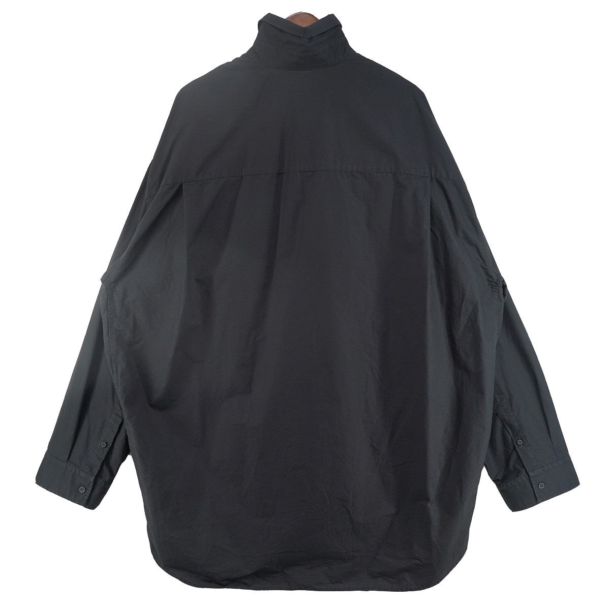 BALENCIAGA 24AW Unity Sports Icon Layered Shirt Oversizedデストロイ ダメージ 加工 ロゴ Tシャツ ドッキング レイヤード オーバーサイズ シャツ 古着・中古-4枚目のアイテム画像