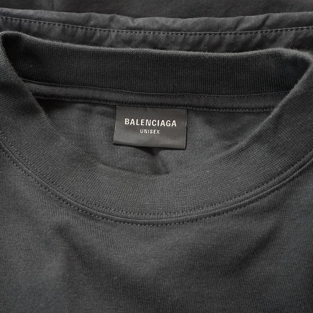 BALENCIAGA 24AW Unity Sports Icon Layered Shirt Oversizedデストロイ ダメージ 加工 ロゴ Tシャツ ドッキング レイヤード オーバーサイズ シャツ 古着・中古-9枚目のアイテム画像