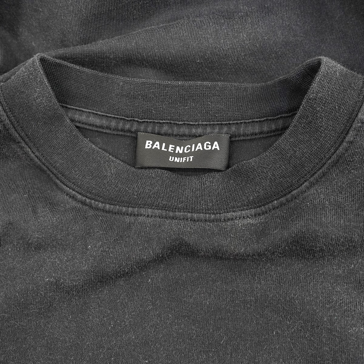 BALENCIAGA 22SS STRIKE 1917 OVERSIZED T-SHIRT ヴィンテージ Vintage フェード加工テープ ロゴ グラフィック オーバーサイズ 半袖 Tシャツ 古着・中古-5枚目のアイテム画像