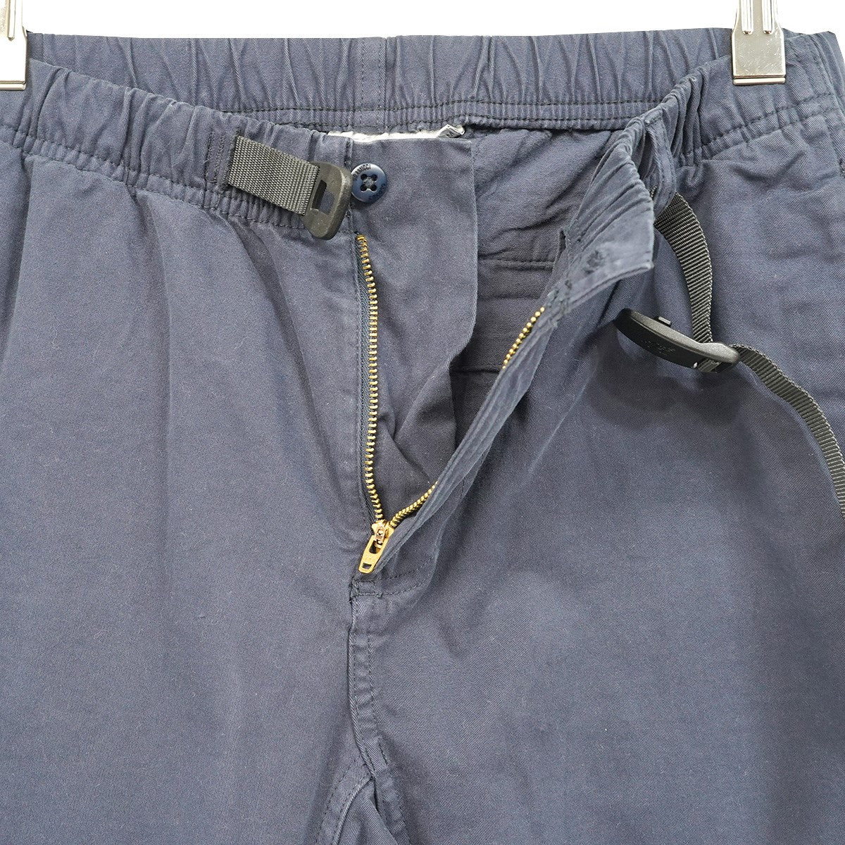 22SS NN-PANT CROPPED オーガニックコットン ストレッチ クロップド丈ガゼットクロッチ ウェビングベルト テーパード  チノ クライミング パンツ