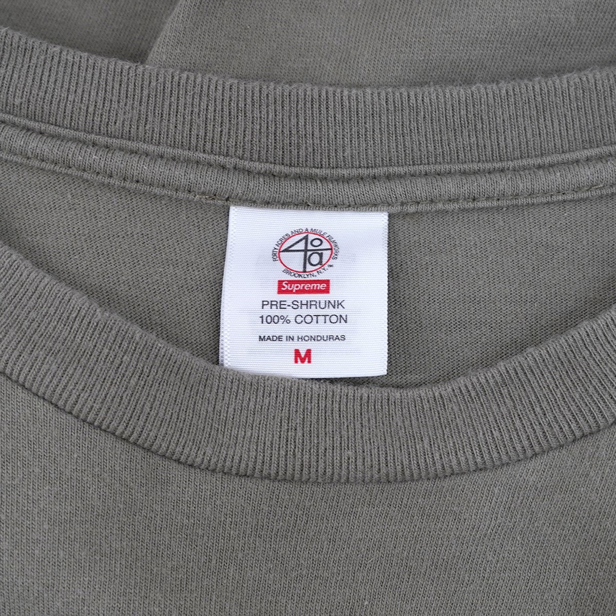 25SS 40 Acres Spike Tee スパイク・リー 40 Acres and a Mule Filmworksフォト グラフィック ロゴ バックプリント 半袖 Tシャツ