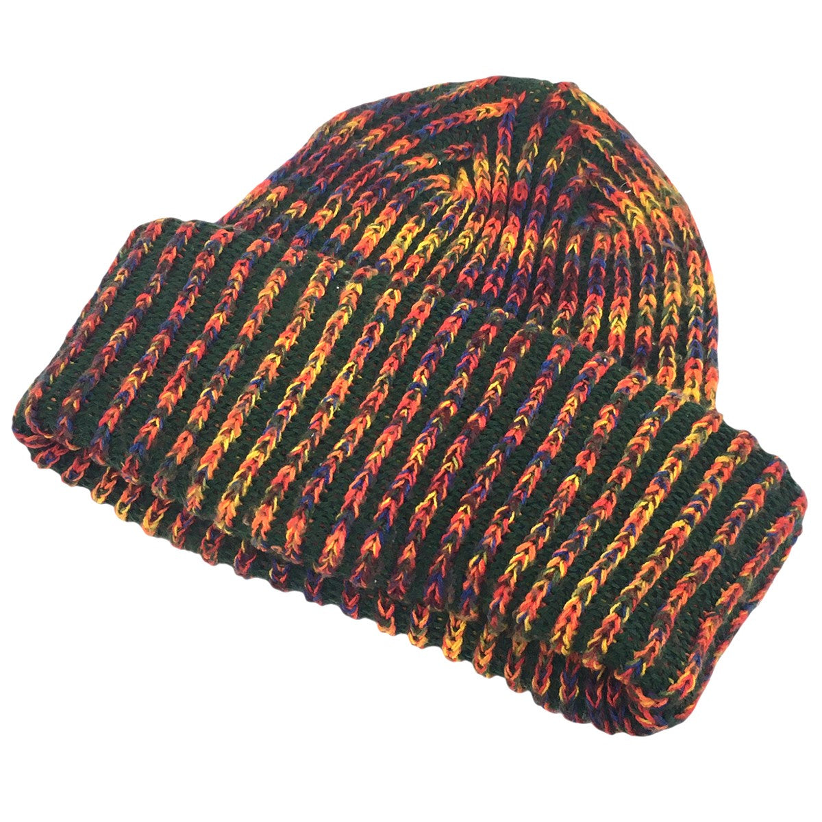24AW Rainbow Loose Gauge Beanieレインボー ルーズゲージ スモールボックス ロゴ ビーニー ニットキャップ 帽子