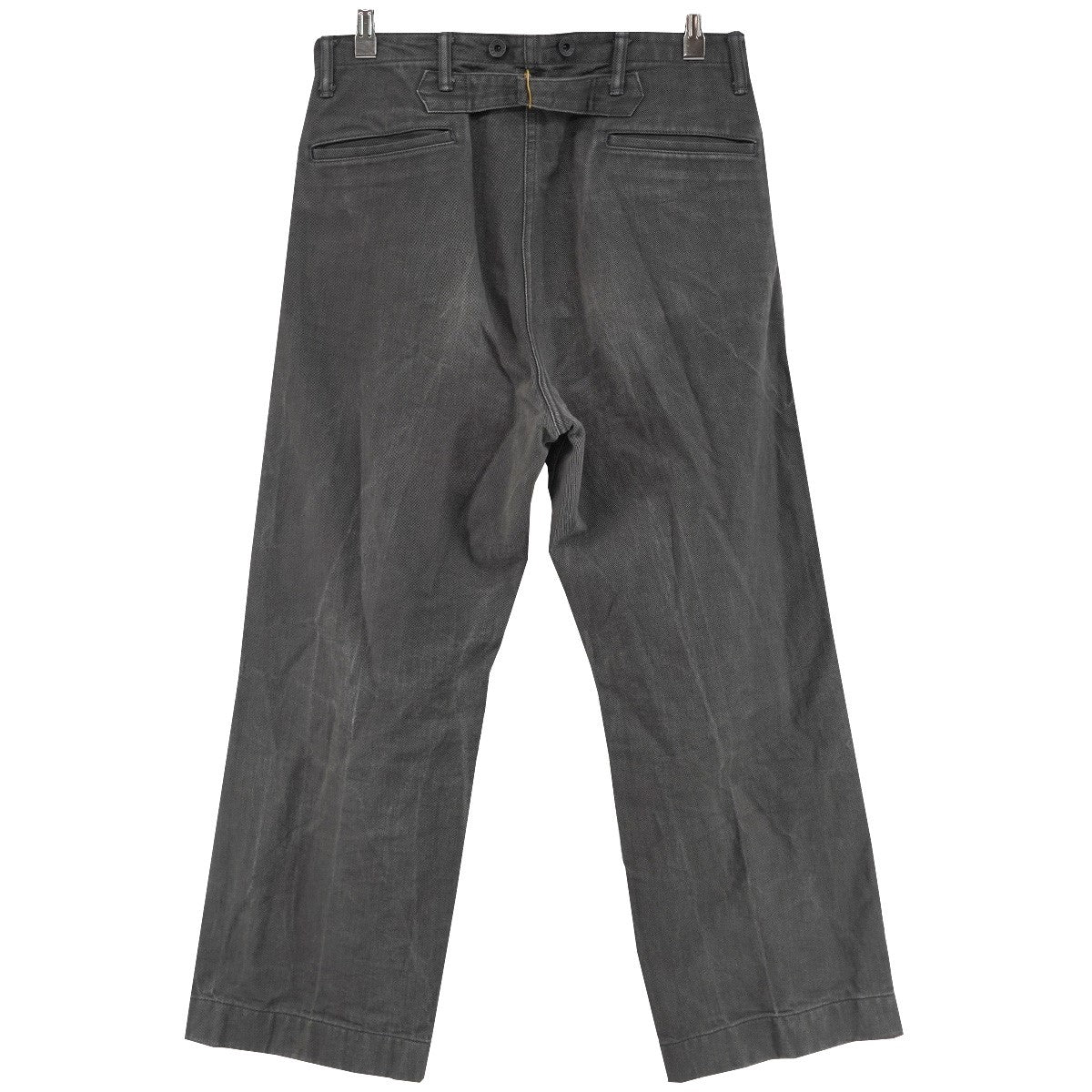 10AW Lot．614 FRISCO PANTS 最初期 アーカイブ ヘビープレイスツイル生地 5ポケット刻印 ドーナツボタン シンチバック ワイド ストレート デニム フリスコ パンツ