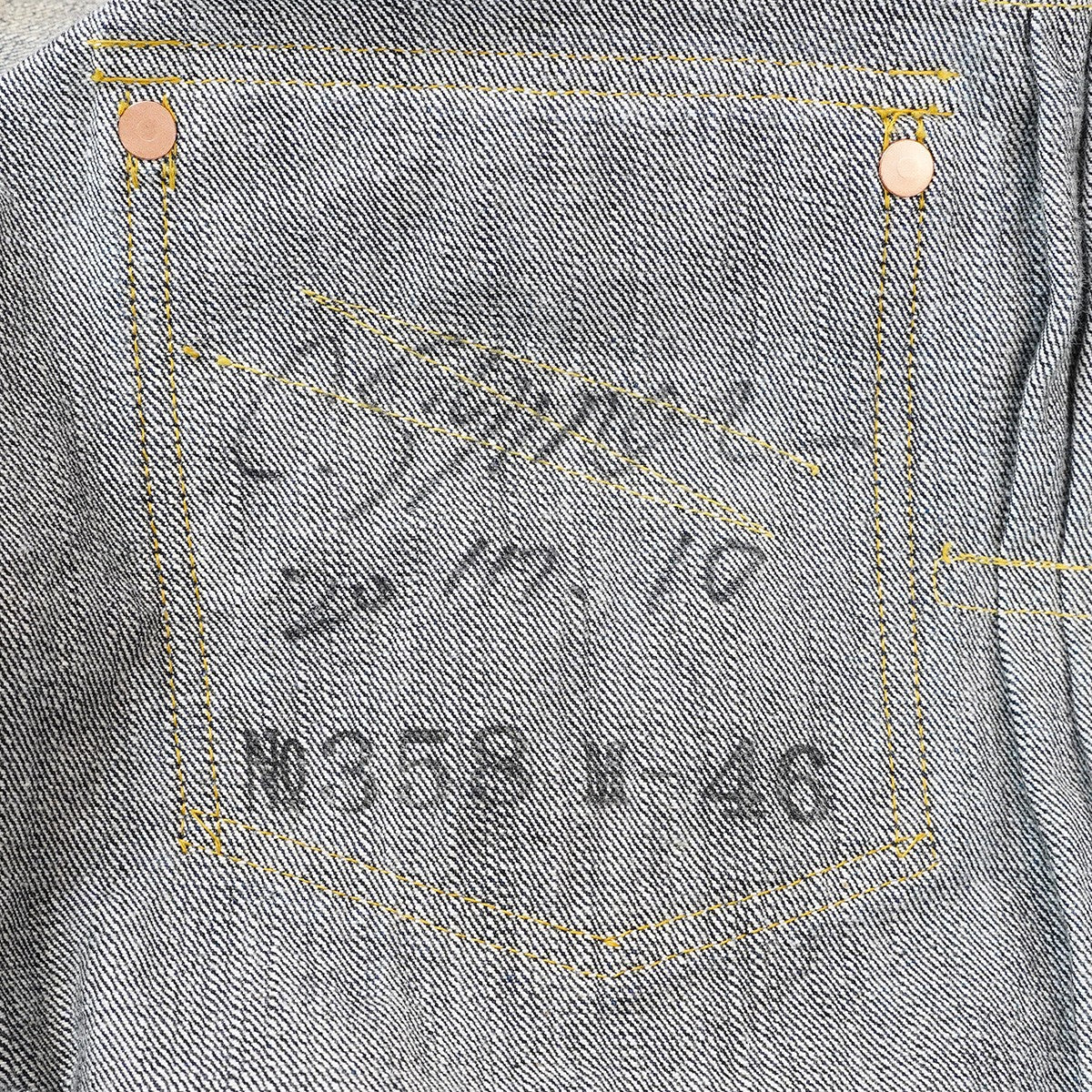 ONE PIECE OF ROCK S406XXX M461st 大戦モデル ベース Tバック デニムジャケット 古着・中古-8枚目のアイテム画像
