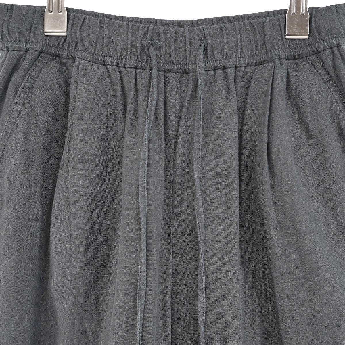 25SS BREEZE LINEN ブリーズリネン ワイド パンツレーヨン混 フロントタック イージー パンツ