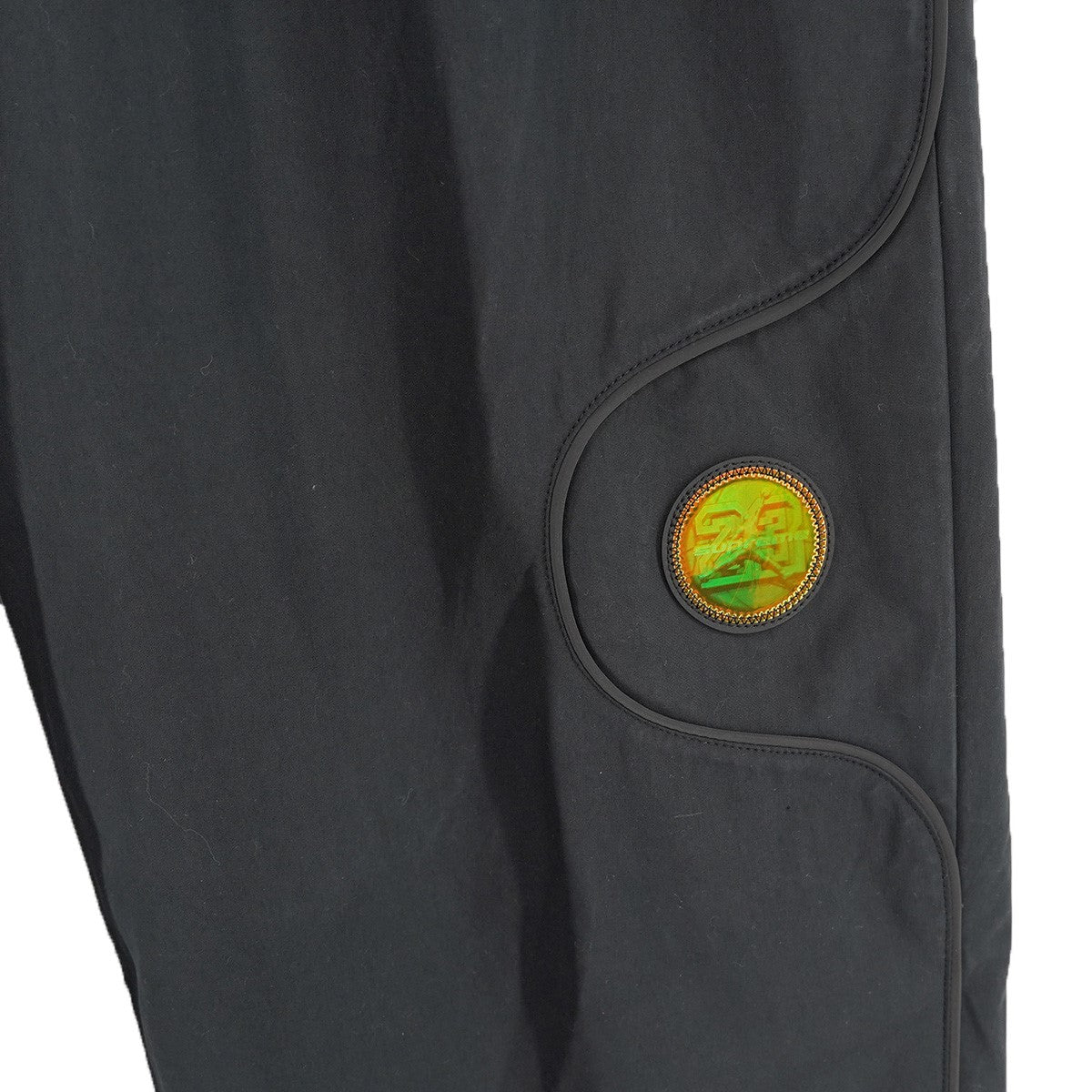 26SS Jordan Track Pant コラボ ジョーダン ジャンプマンロゴ 刺繍 23 ホログラフィック パッチ 切替デザイン ワイド イージー トラック パンツ