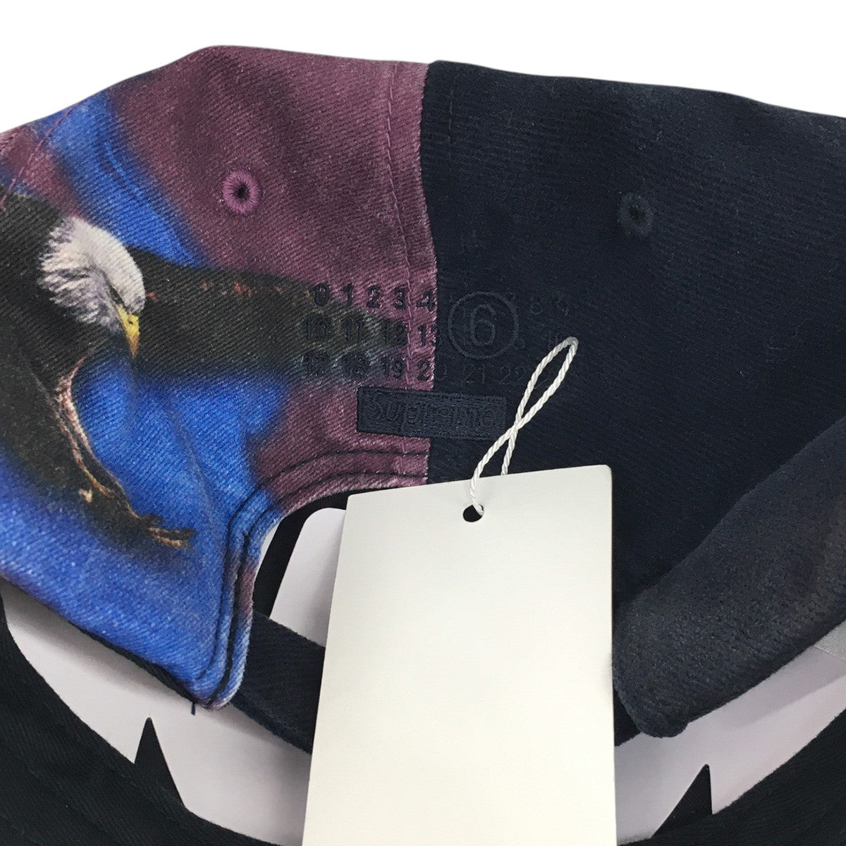 MM6 Maison Margiela Split 6-Panelメゾンマルジェラ スプリット 6パネル 加工 ロゴ キャップ 帽子