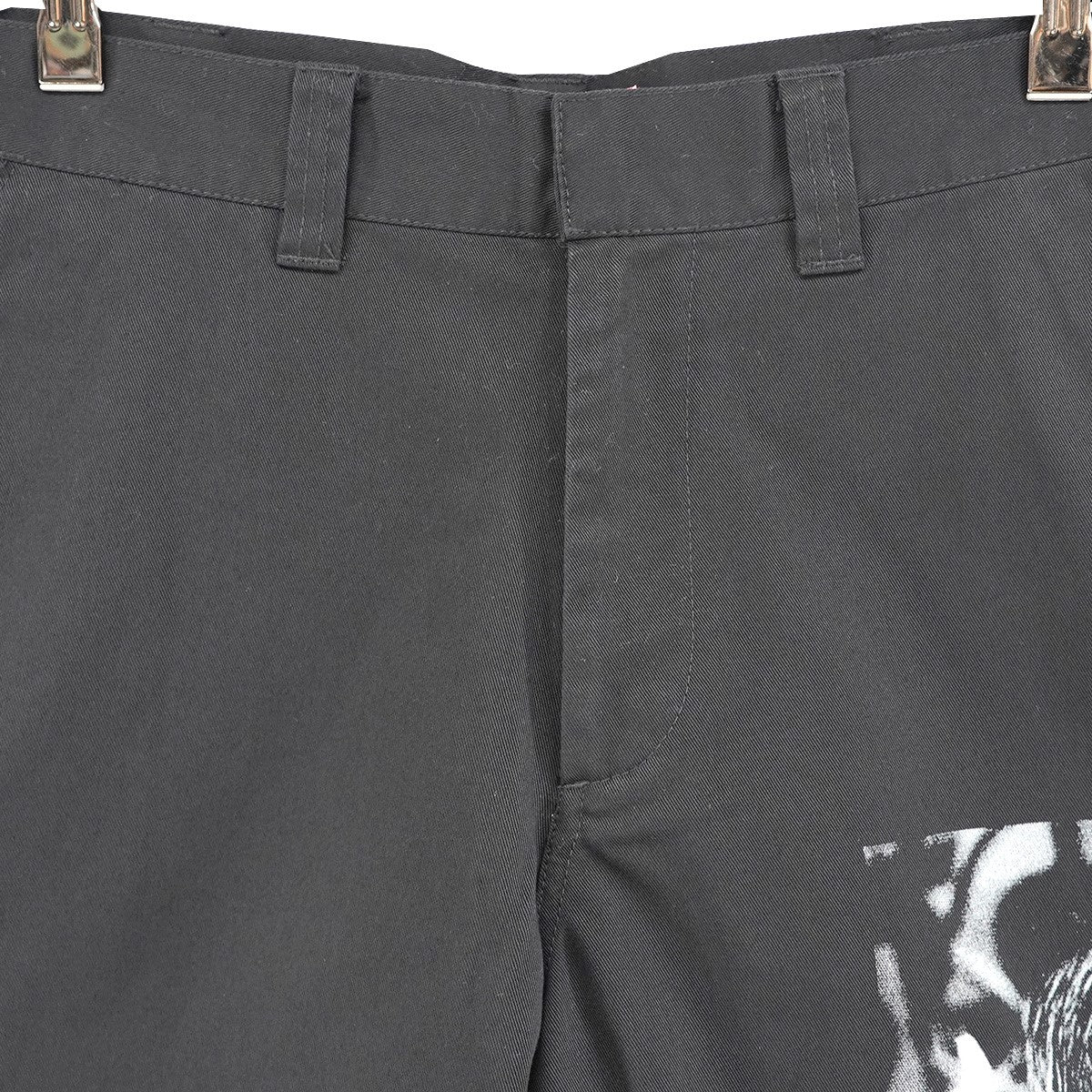 21SS Iggy Pop Work Shortイギー・ポップ フォト グラフィック カットオフ ロゴ ピスタグ ハーフ ワーク パンツ ショーツ