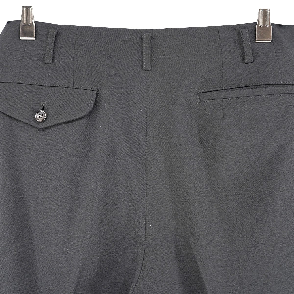 18AW ウール 2タック プリーツ ワイド スラックス パンツ