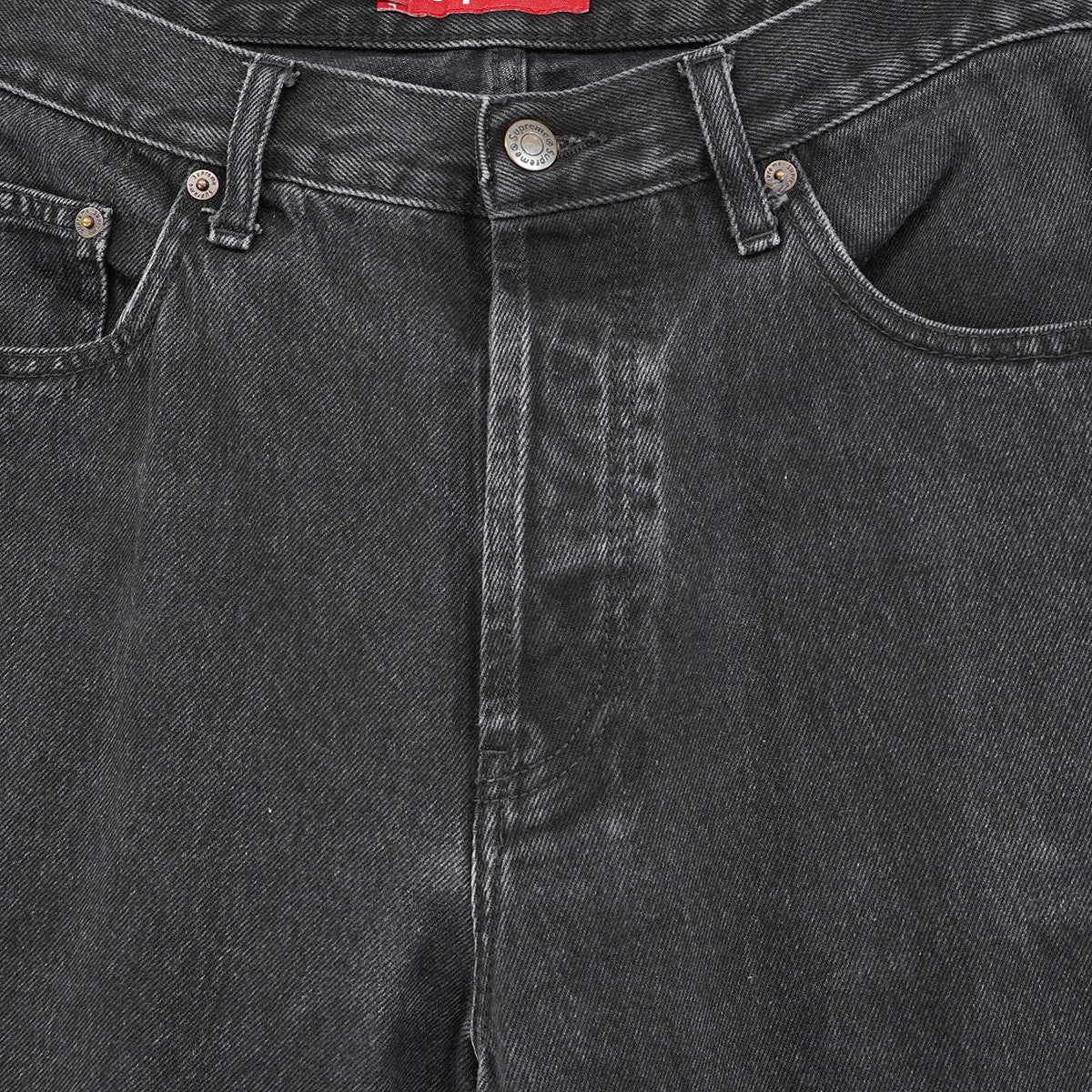 25SS Regular Jeanバック スター パッチ ロゴ ウォッシュド加工 レギュラー ジーンズ デニムパンツ
