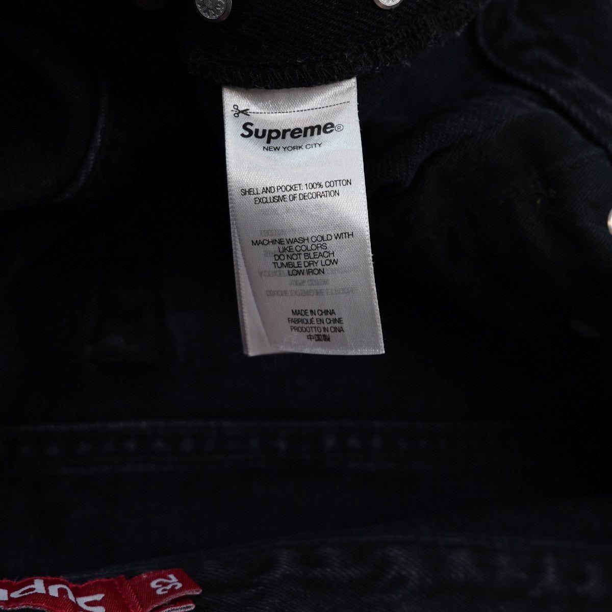 25SS Regular Jeanバック スター パッチ ロゴ ウォッシュド加工 レギュラー ジーンズ デニムパンツ