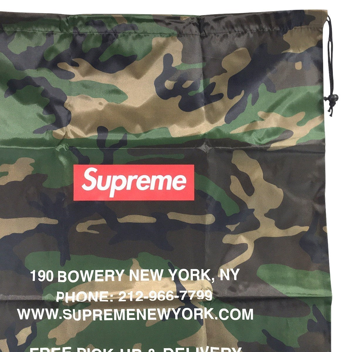 Supreme 25AW Laundry Bag 25FW ノベルティー カモ 迷彩 ボックスロゴ ランドリーバッグ 古着・中古-3枚目のアイテム画像