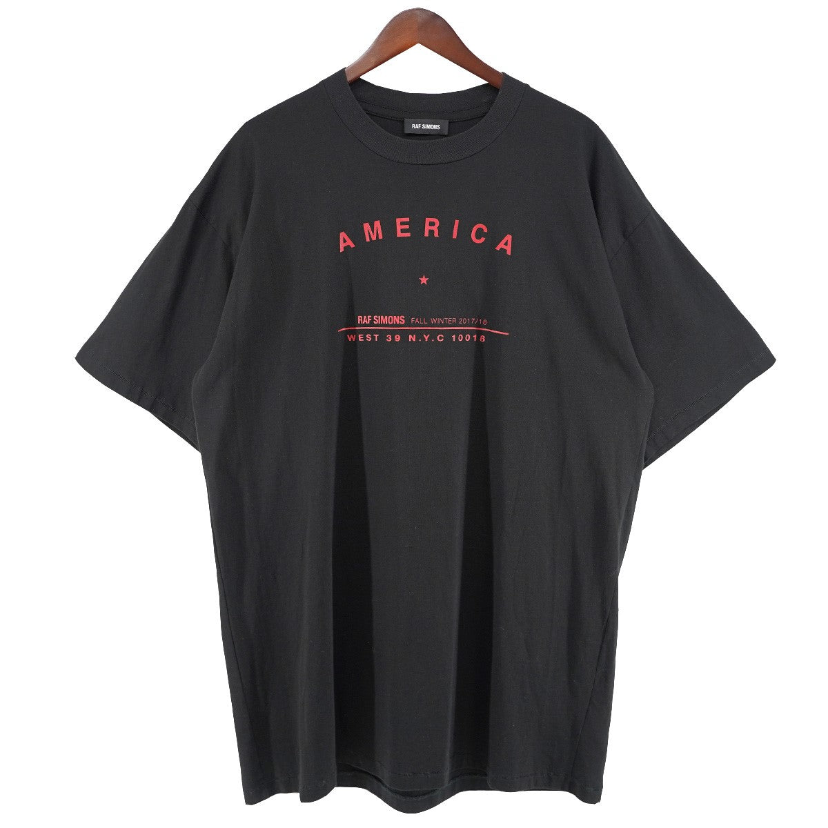 17AW TOUR T-SHIRTS AMERICAアメリカ オフィス住所 WEST 39 N．Y．C 10018 ツアーT オマージュ 半袖 Tシャツ
