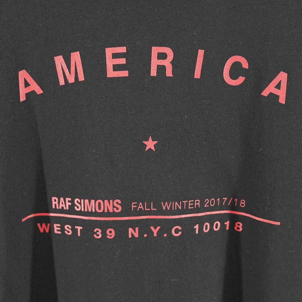 17AW TOUR T-SHIRTS AMERICAアメリカ オフィス住所 WEST 39 N．Y．C 10018 ツアーT オマージュ 半袖 Tシャツ