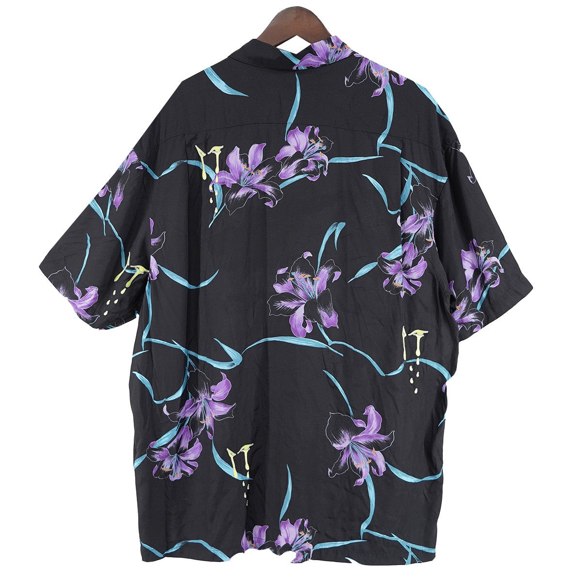 26SS AOI Lilies S／S Shirt葵産業 百合 グラフィティ IT ドリップ 刺繍 半袖 シャツ