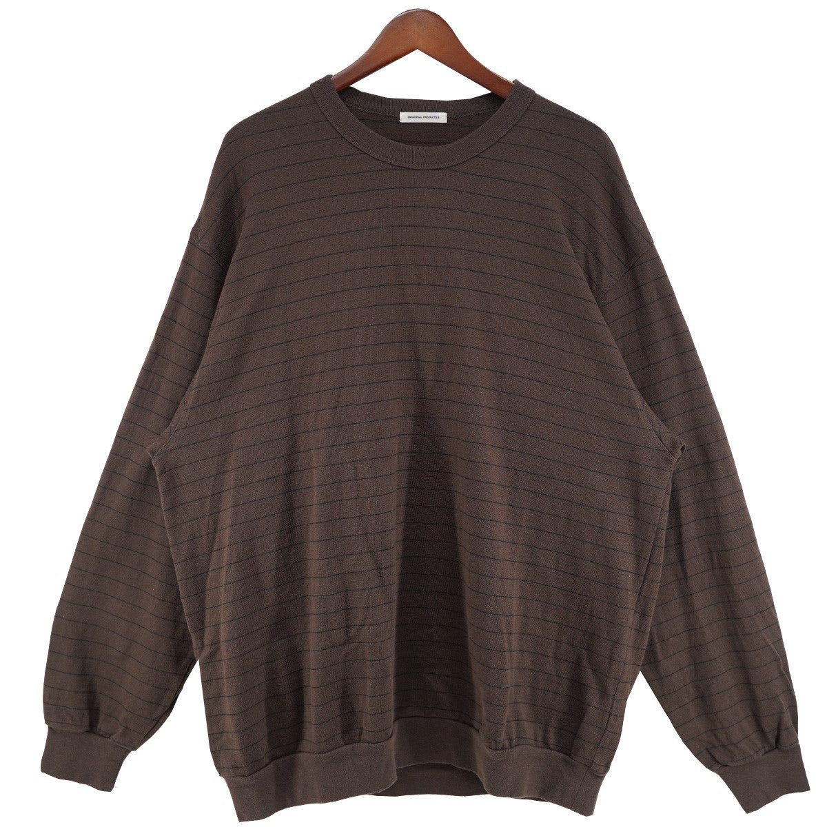 22AW BORDER L／S T-SHIRT甘撚りコットン ピンボーダー 長袖 ロングスリーブ ロンT