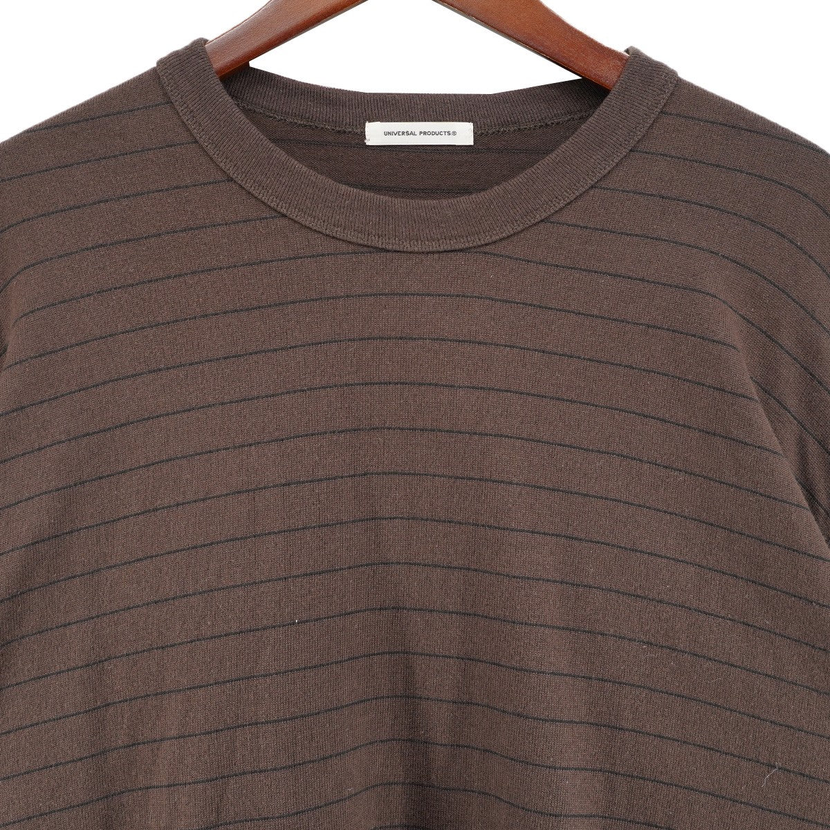 22AW BORDER L／S T-SHIRT甘撚りコットン ピンボーダー 長袖 ロングスリーブ ロンT