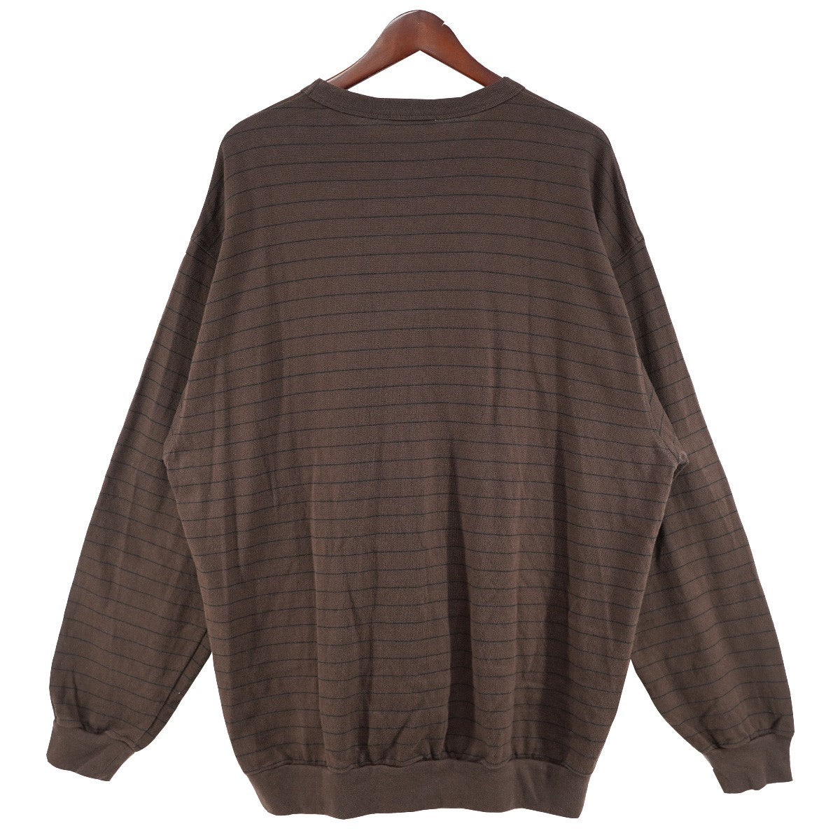 22AW BORDER L／S T-SHIRT甘撚りコットン ピンボーダー 長袖 ロングスリーブ ロンT