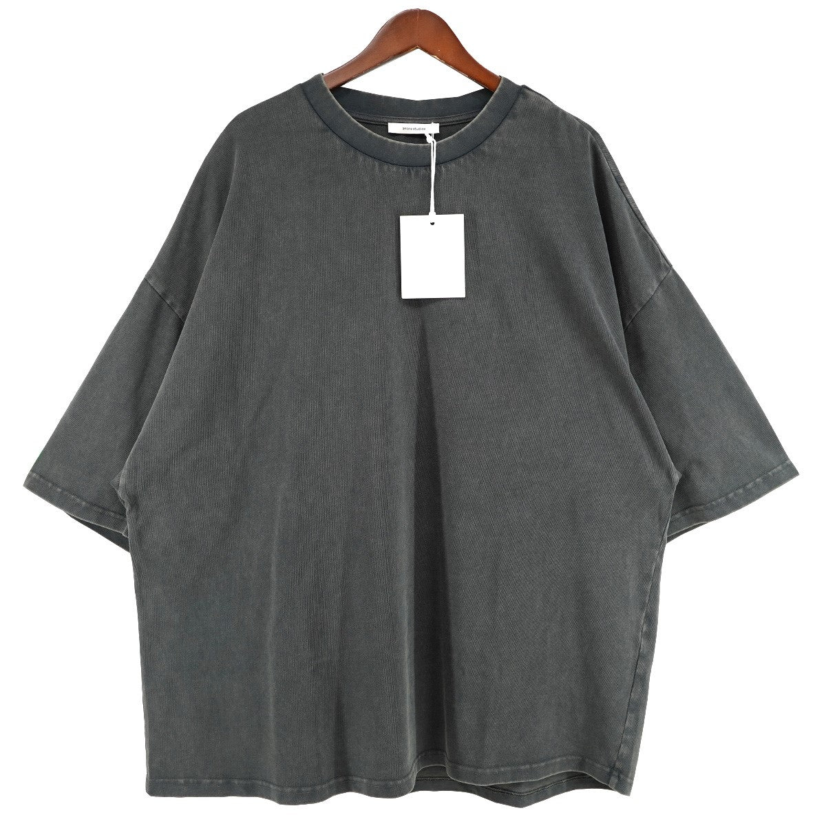 25AW HEAVY BOXY TEE ウォッシュ Vintage ヴィンテージ加工ヘビーウェイトコットン ネックリブ ドロップショルダー ボックスシルエット Tシャツ