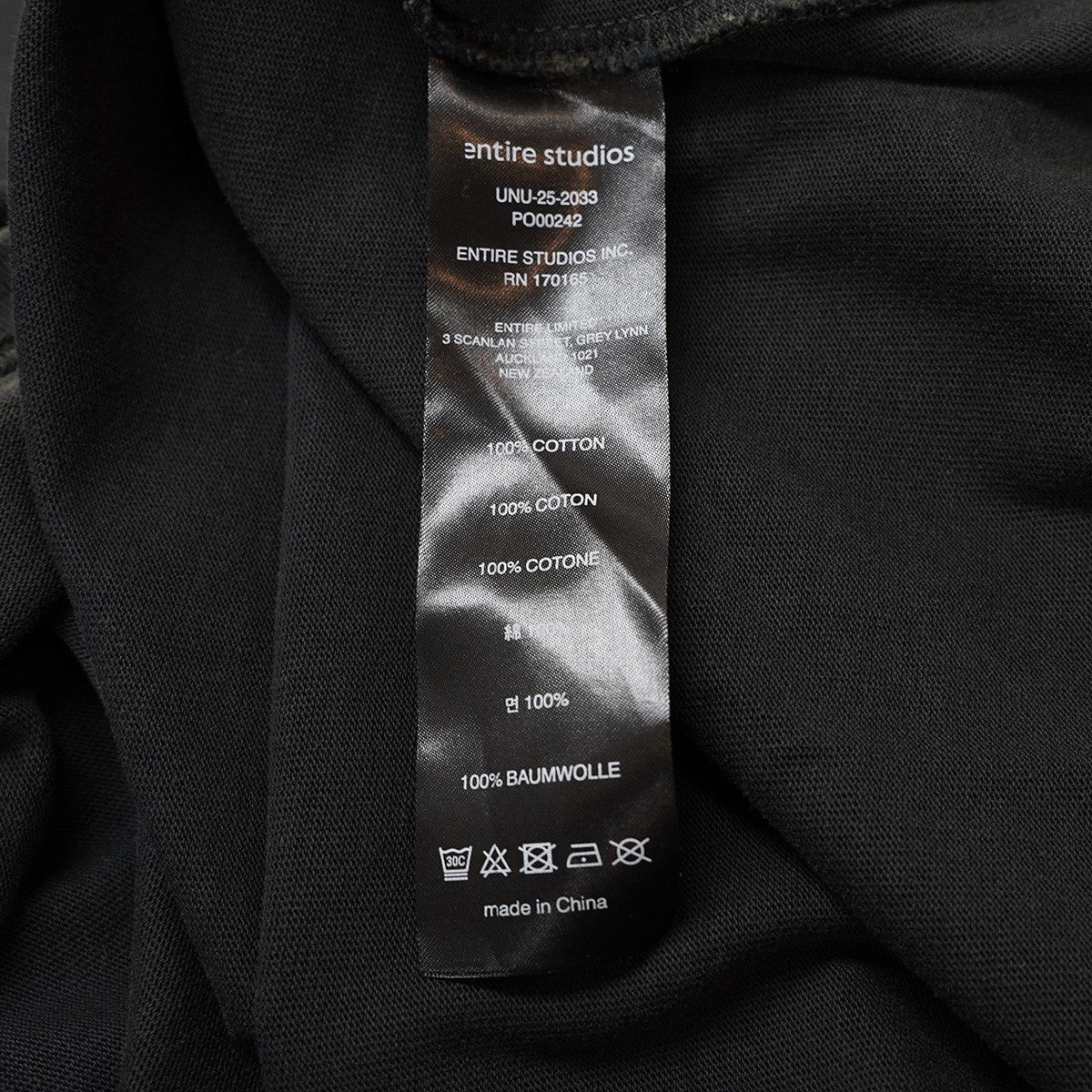 25AW HEAVY BOXY TEE ウォッシュ Vintage ヴィンテージ加工ヘビーウェイトコットン ネックリブ ドロップショルダー ボックスシルエット Tシャツ