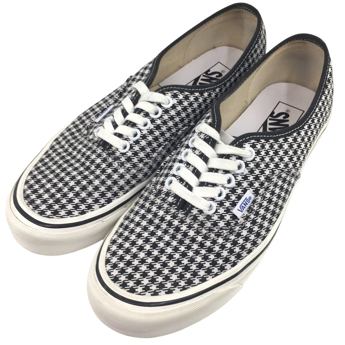 Authentic 44DX OG Houndstoothオーセンティック ハウンドトゥース 千鳥 スニーカー シューズ 靴
